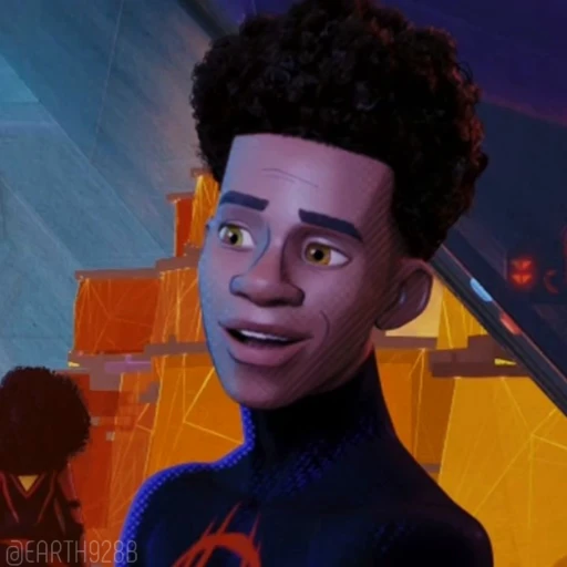 🥵 Стикер «MILES MORALES SPIDERMAN MARVEL» для Telegram