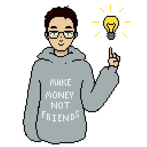👆 Стикер «MMNF» для Telegram