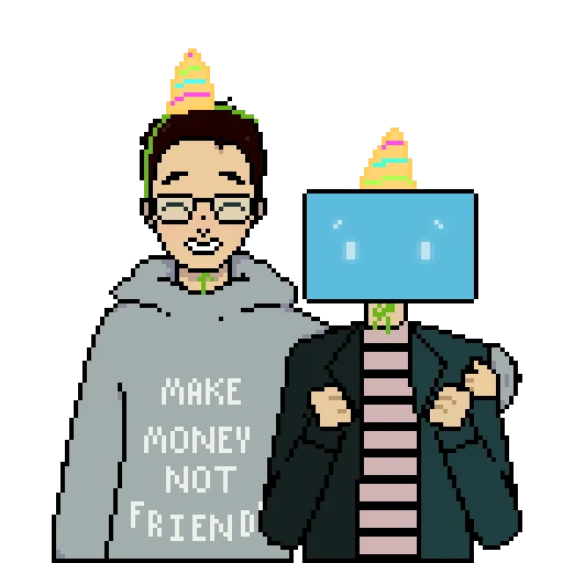🥳 Стикер «MMNF» для Telegram