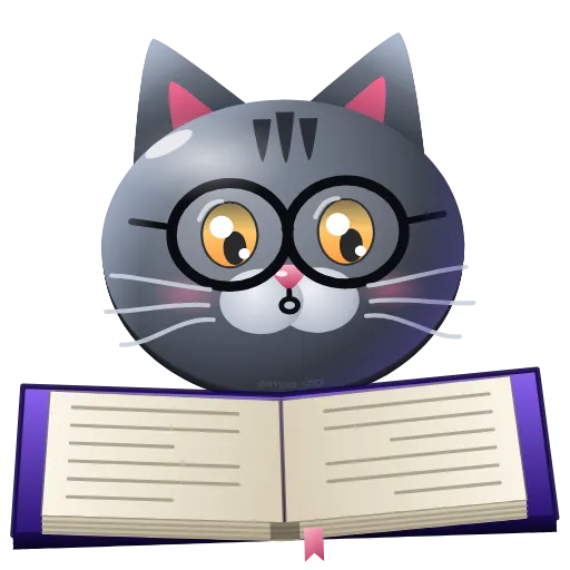 📖 Эмодзи «Graphite Cat ‍⬛» для Telegram