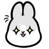 🤩 Эмодзи «Machiko Rabbit» для Telegram