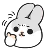 🤔 Эмодзи «Machiko Rabbit» для Telegram