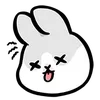 😵 Эмодзи «Machiko Rabbit» для Telegram