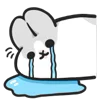 😭 Эмодзи «Machiko Rabbit» для Telegram