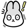 ❕ Эмодзи «Machiko Rabbit» для Telegram