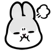 😤 Эмодзи «Machiko Rabbit» для Telegram