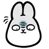 😏 Эмодзи «Machiko Rabbit» для Telegram