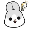 💡 Эмодзи «Machiko Rabbit» для Telegram