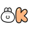 👍 Эмодзи «Machiko Rabbit» для Telegram