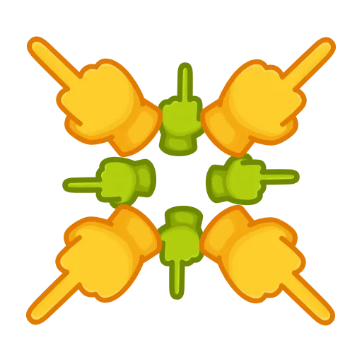 🖕 Эмодзи «Crazyemoji» для Telegram