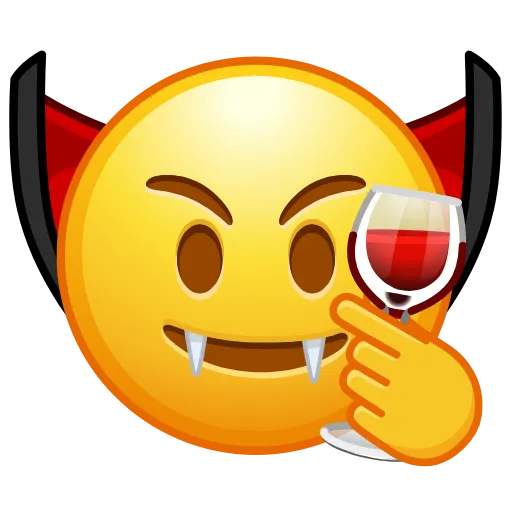 🧛‍♂️ Стикер «Crazy Emoji 2» для Telegram