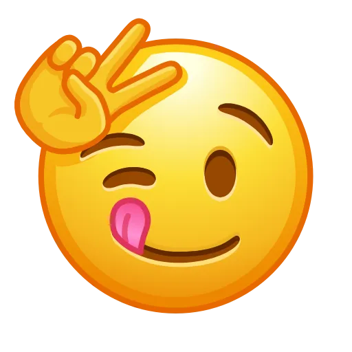 😋 Стикер «Crazy Emoji 2» для Telegram