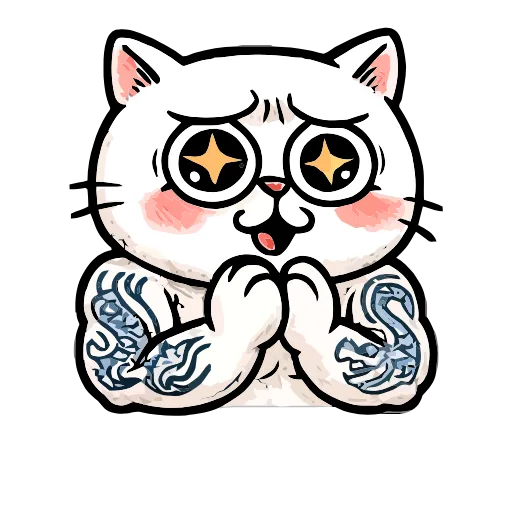 Стикерпак Boss Cat для Telegram