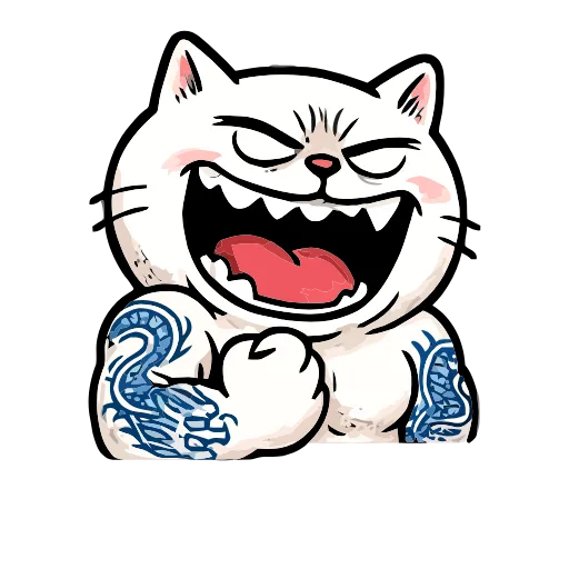 😏 Эмодзи «Boss Cat» для Telegram