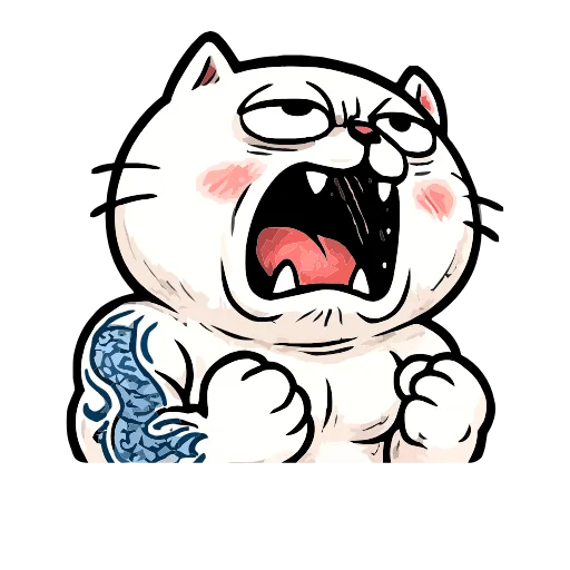 😡 Эмодзи «Boss Cat» для Telegram