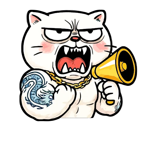 📣 Эмодзи «Boss Cat» для Telegram