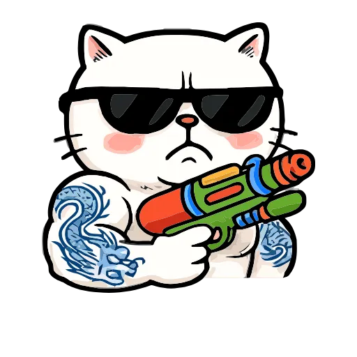 😎 Эмодзи «Boss Cat» для Telegram