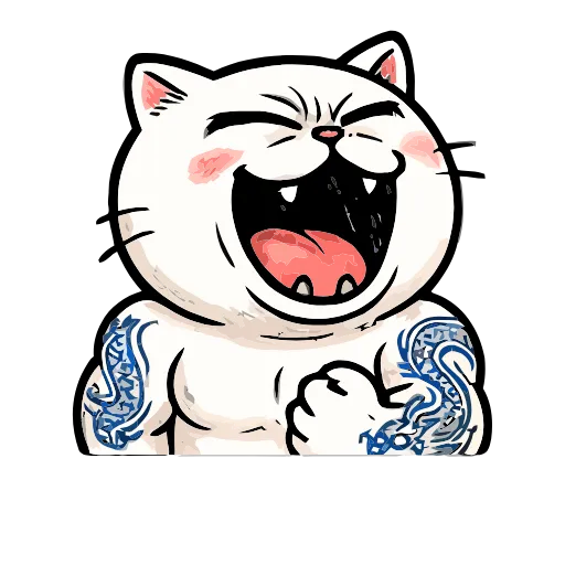 😂 Эмодзи «Boss Cat» для Telegram