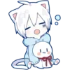 😪 Эмодзи «☆・まふまふ！・♪゜» для Telegram
