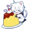 🍮 Эмодзи «☆・まふまふ！・♪゜» для Telegram