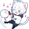 🎶 Эмодзи «☆・まふまふ！・♪゜» для Telegram