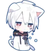 😔 Эмодзи «☆・まふまふ！・♪゜» для Telegram