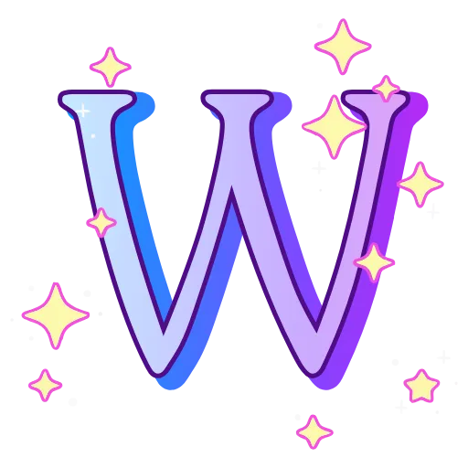 🔠 Эмодзи «decor #fonts #static #vector» для Telegram