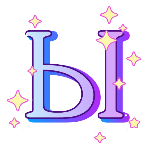🔠 Эмодзи «decor #fonts #static #vector» для Telegram