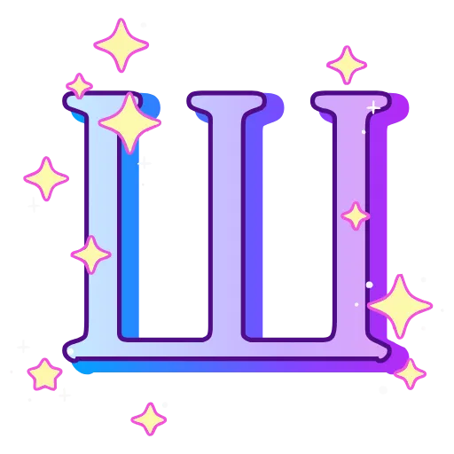 🔠 Эмодзи «decor #fonts #static #vector» для Telegram