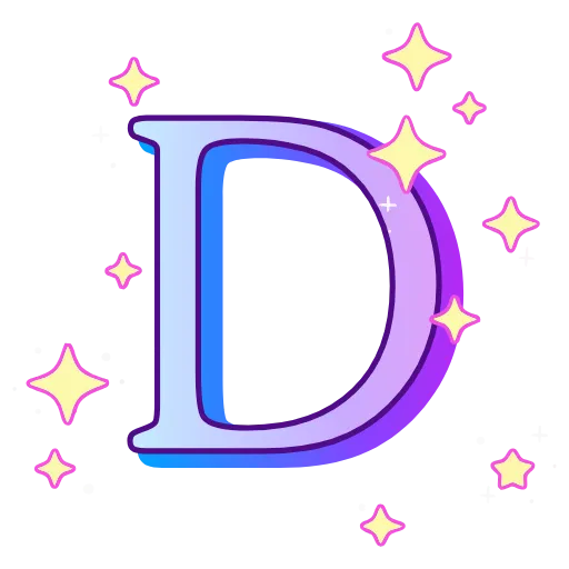 🔠 Эмодзи «decor #fonts #static #vector» для Telegram