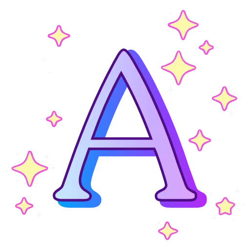 Эмодзи decor #fonts #static #vector для Telegram — скачать