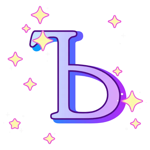 🔠 Эмодзи «decor #fonts #static #vector» для Telegram