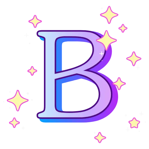 🔠 Эмодзи «decor #fonts #static #vector» для Telegram
