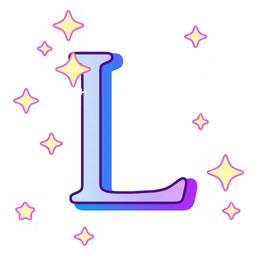🔠 Эмодзи «decor #fonts #static #vector» для Telegram