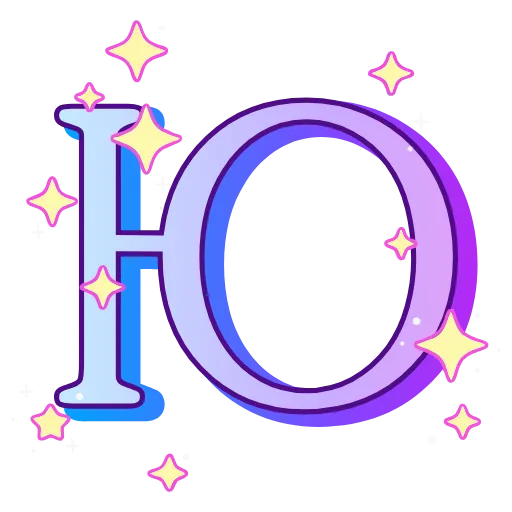 🔠 Эмодзи «decor #fonts #static #vector» для Telegram