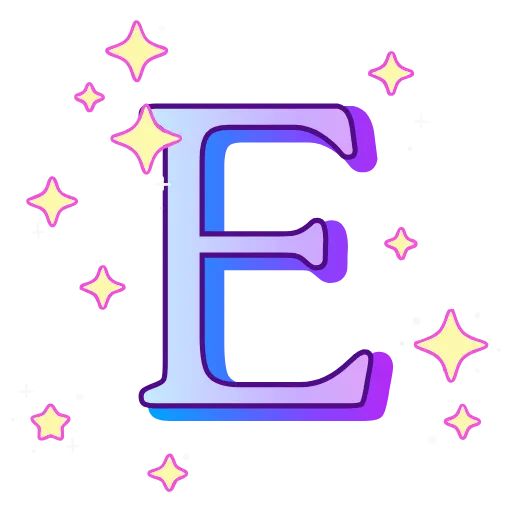 🔠 Эмодзи «decor #fonts #static #vector» для Telegram