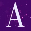 🎆 Эмодзи «Фиолетовые магические буквы и эмодзи» для Telegram
