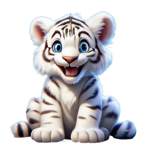 🐯 Стикер «Magical animals» для Telegram