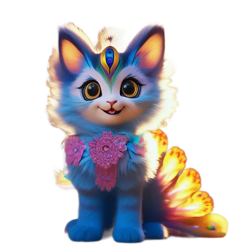 🐱 Стикер «Magical animals» для Telegram
