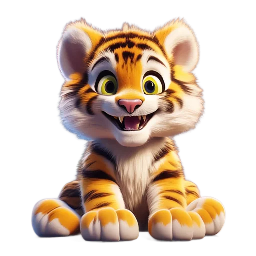 🐯 Стикер «Magical animals» для Telegram