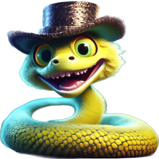 🐍 Стикер «Magical animals» для Telegram