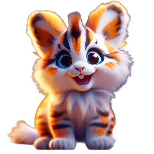 🐯 Стикер «Magical animals» для Telegram