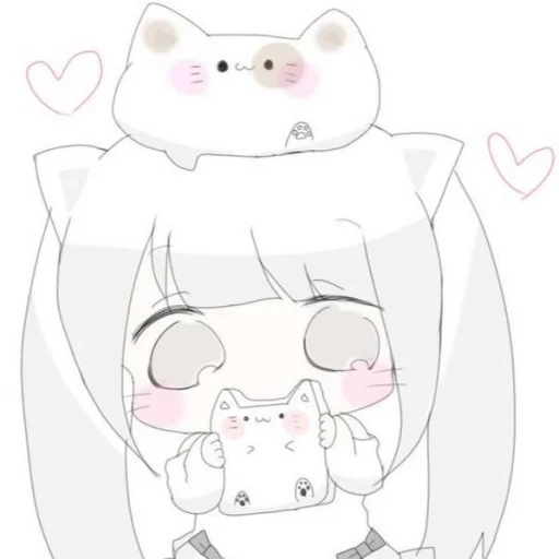 🍮 Стикер «Cute Maid» для Telegram