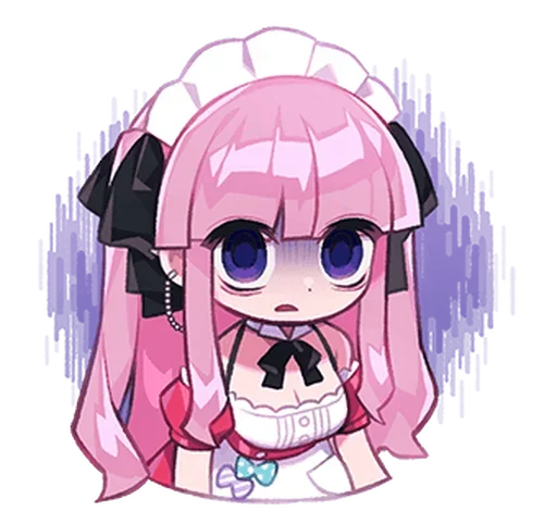 🍮 Стикер «Cute Maid» для Telegram