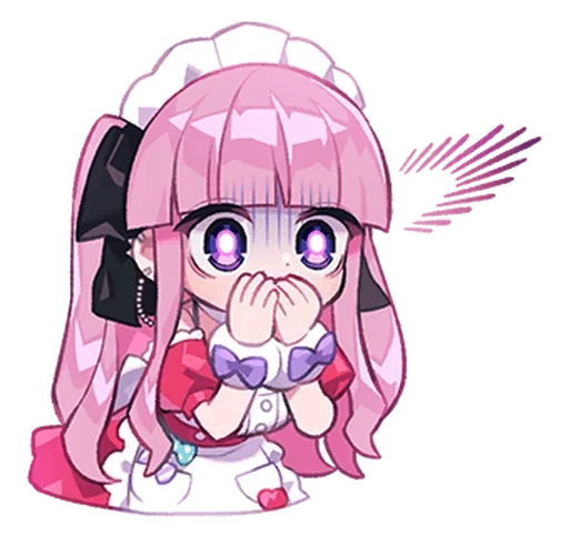 🍮 Стикер «Cute Maid» для Telegram