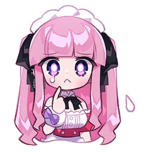 🍮 Стикер «Cute Maid» для Telegram