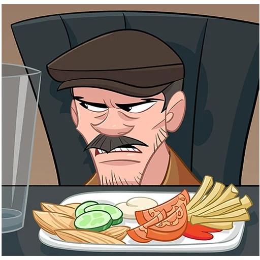 🍽 Стикер «Майор Гром без текста» для Telegram