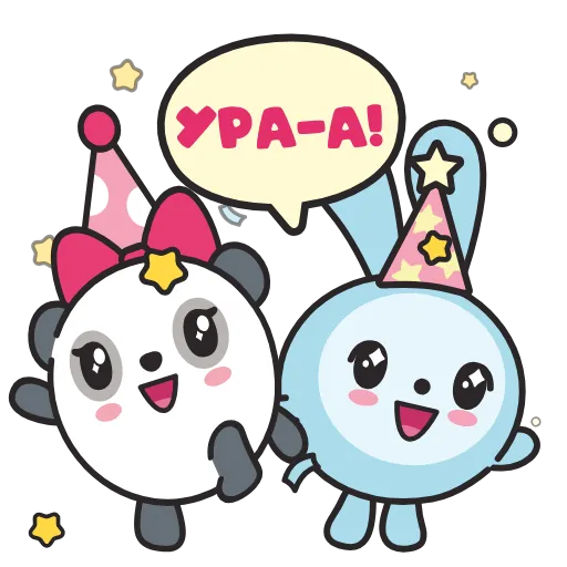 🥳 Эмодзи «Малышарики» для Telegram