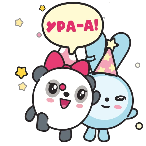 🥳 Стикер «Малышарики» для Telegram