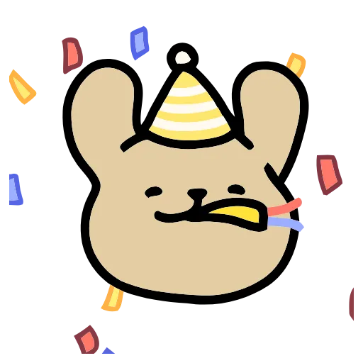🥳 Эмодзи «Maltese Puppy» для Telegram